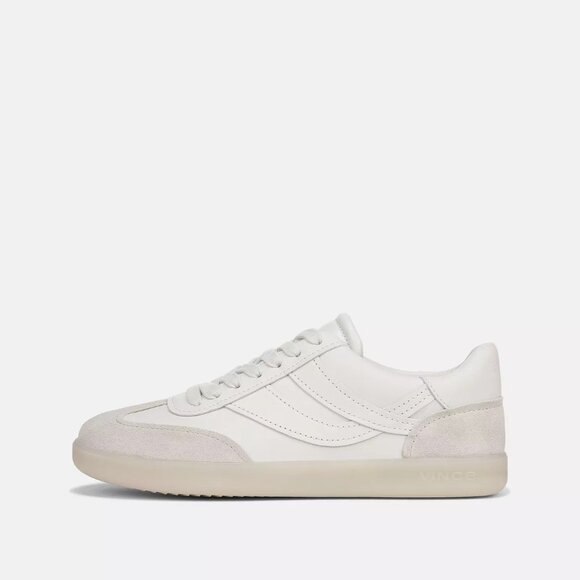 $250 MSRP- Authentic Vince I8570L4 Oasis Leather and Suede Sneaker- US 10